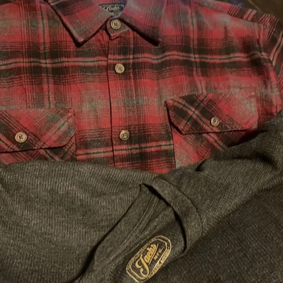 Jachs MFG Men's Lightweight Flannel And Thermal 2 Pack Red XL NWOT - Picture 7 of 7